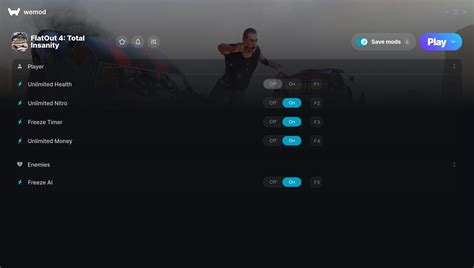 FlatOut 4: Total Insanity Cheats & Trainers for PC .